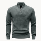 Anthony | Modern Quarter-Zip Knit Sweater - Valereo
