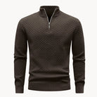 Anthony | Modern Quarter-Zip Knit Sweater - Valereo