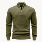 Anthony | Modern Quarter-Zip Knit Sweater - Valereo