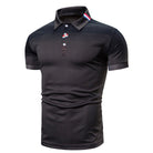 Anthony | Modern Textured Contrast Polo Shirt - Valereo