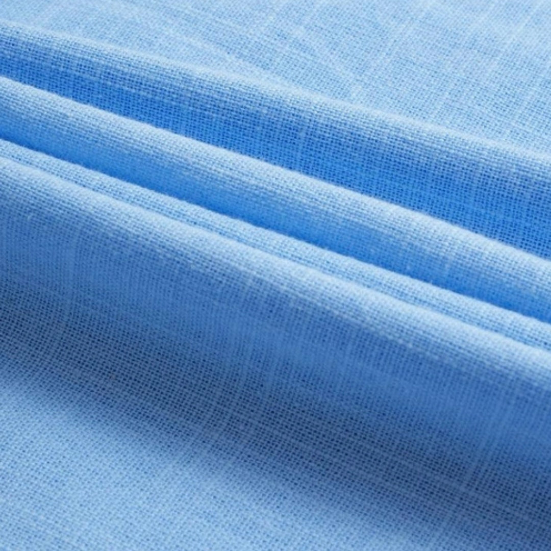 Anthony | Relaxed Linen Popover Shirt - Valereo