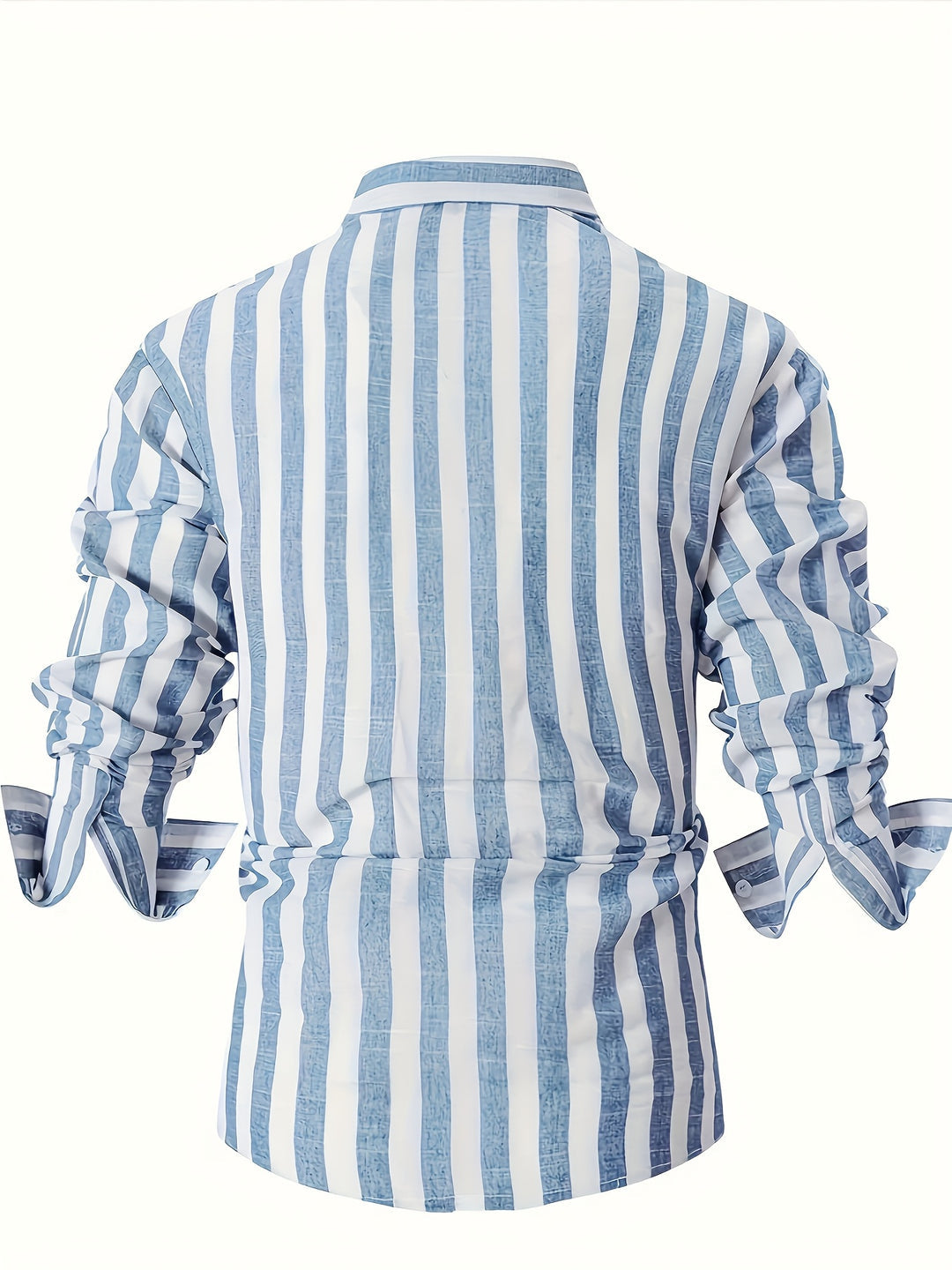 Anthony | Stylish Striped Button-Up Shirt - Valereo