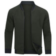 Men's Quilted Bomber Jacket Zip Front