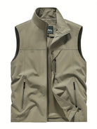Austin | Casual Zip-Pocket Utility Vest - Valereo