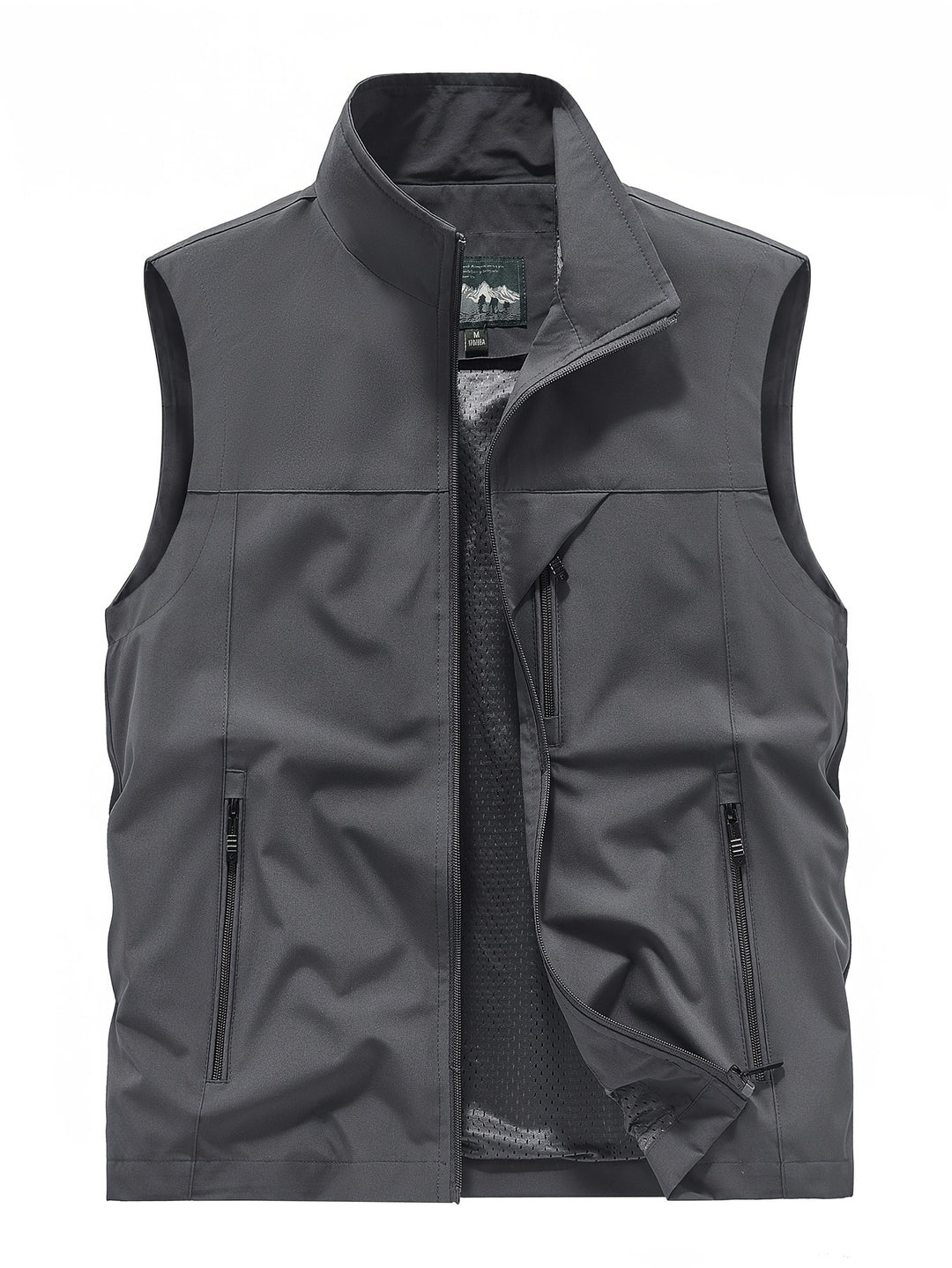 Austin | Casual Zip-Pocket Utility Vest - Valereo