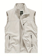 Austin | Casual Zip-Pocket Utility Vest - Valereo