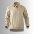 Austin | Classic Cable Knit Quarter-Zip Sweater - Valereo