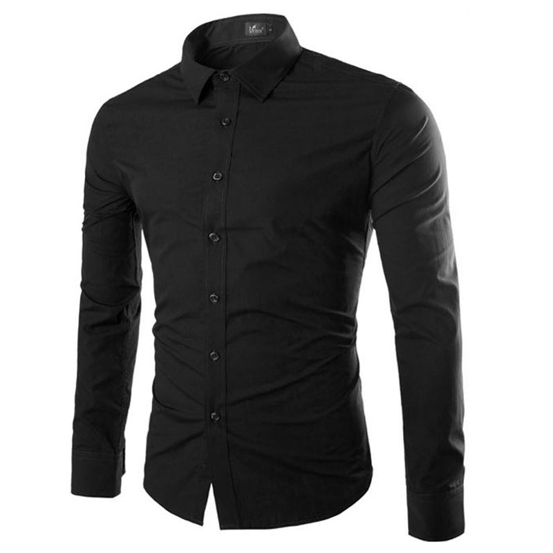 Austin | Elegant Slim-Fit Button-Up Shirt - Valereo