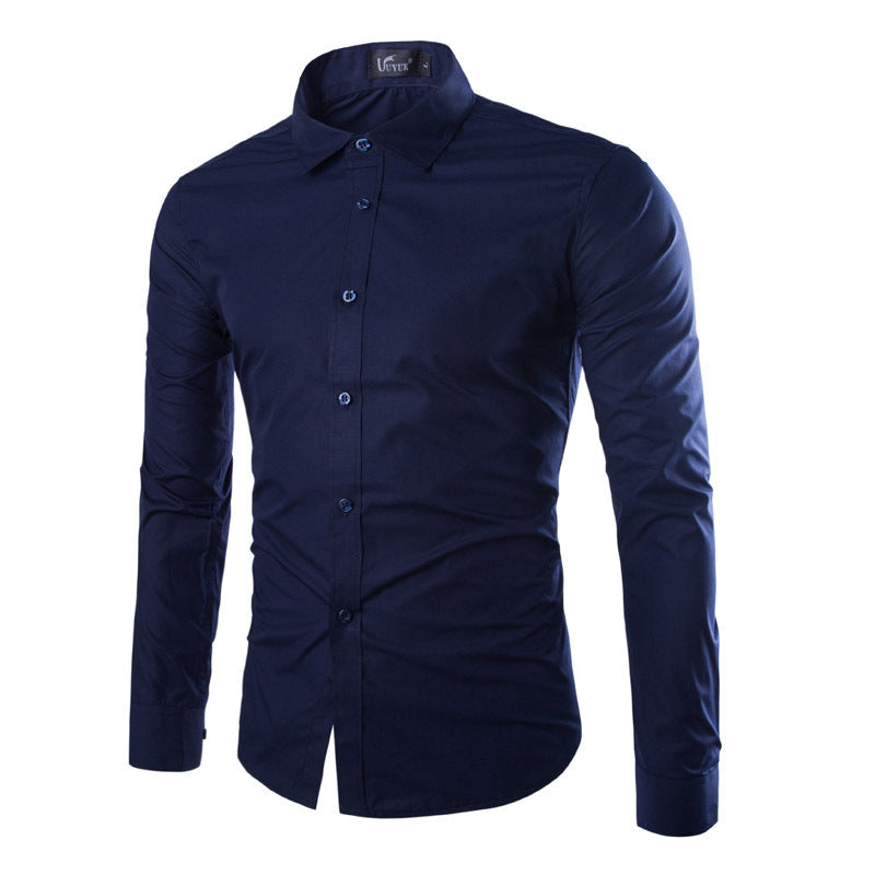 Austin | Elegant Slim-Fit Button-Up Shirt - Valereo