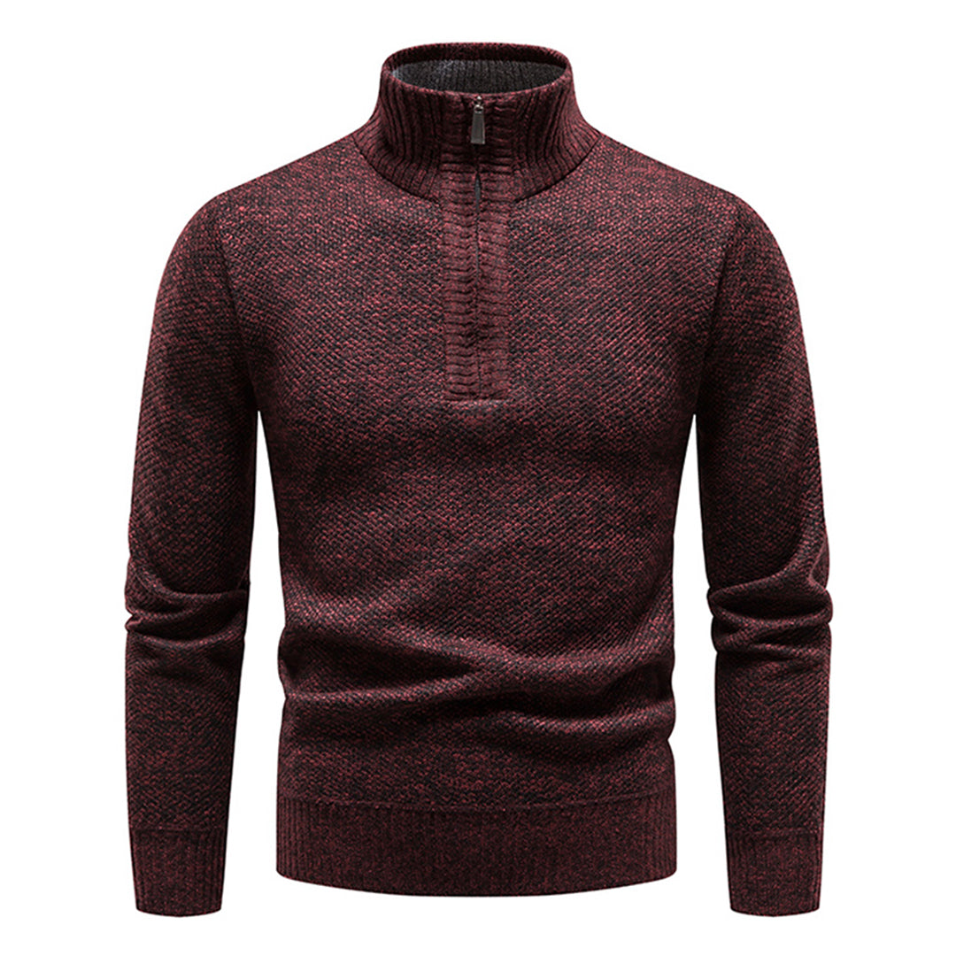 Austin | Modern Quarter-Zip Knit Sweater - Valereo