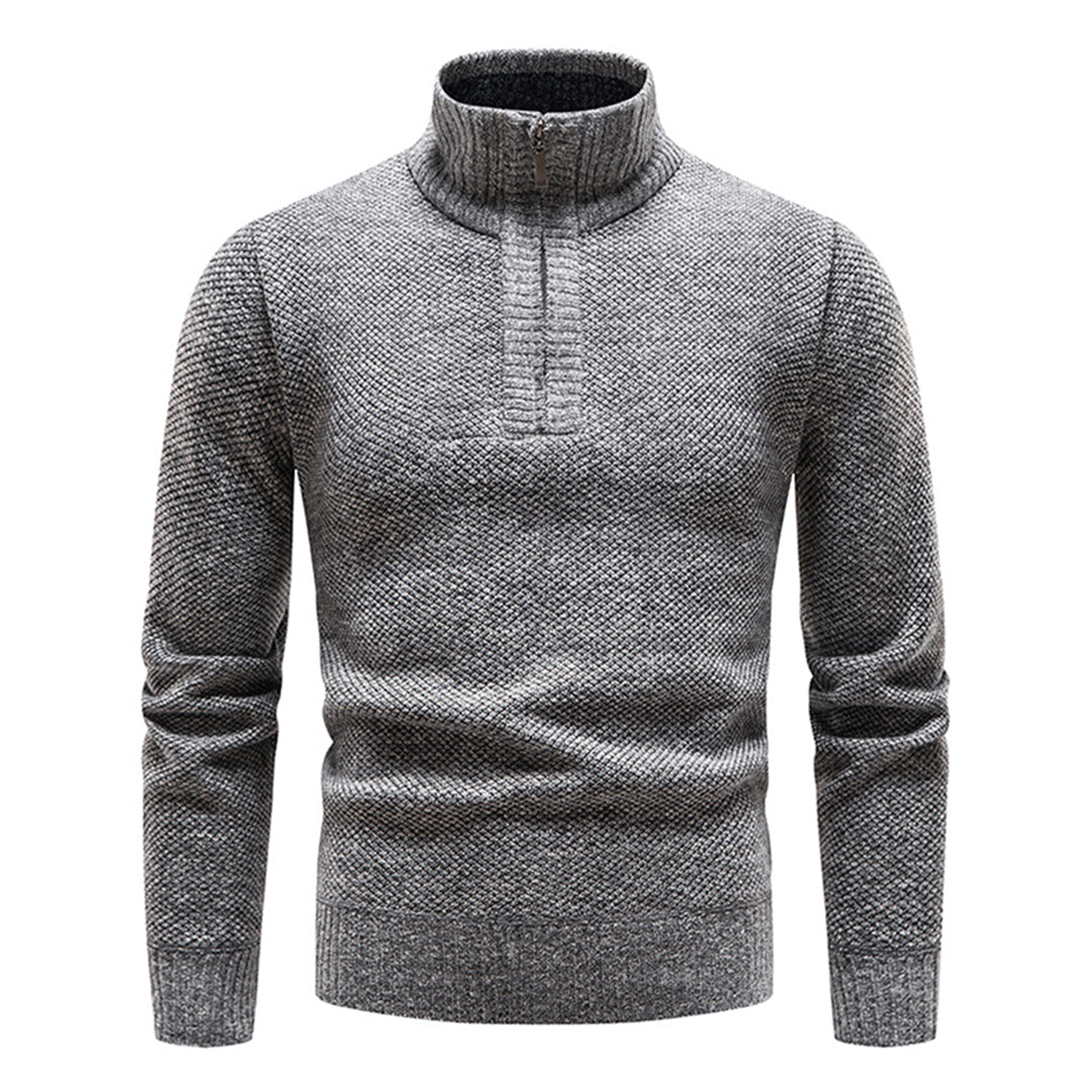 Austin | Modern Quarter-Zip Knit Sweater - Valereo