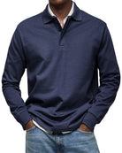 Austin | Relaxed Long Sleeve Polo Shirt - Valereo