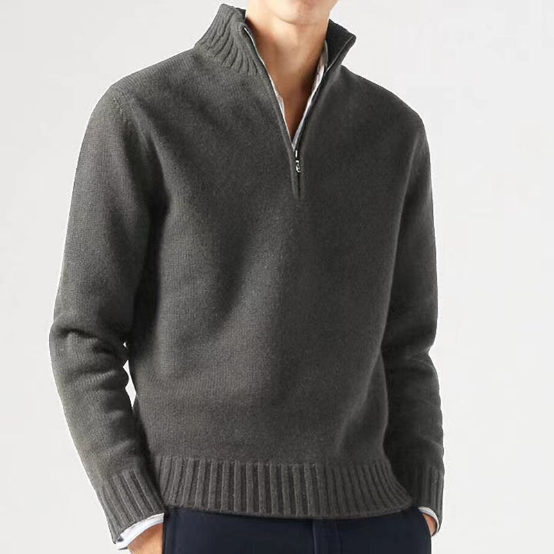 Austin | Stylish Quarter-Zip Knit Sweater - Valereo