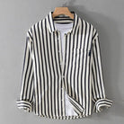 Austin | Stylish Striped Cotton Shirt - Valereo
