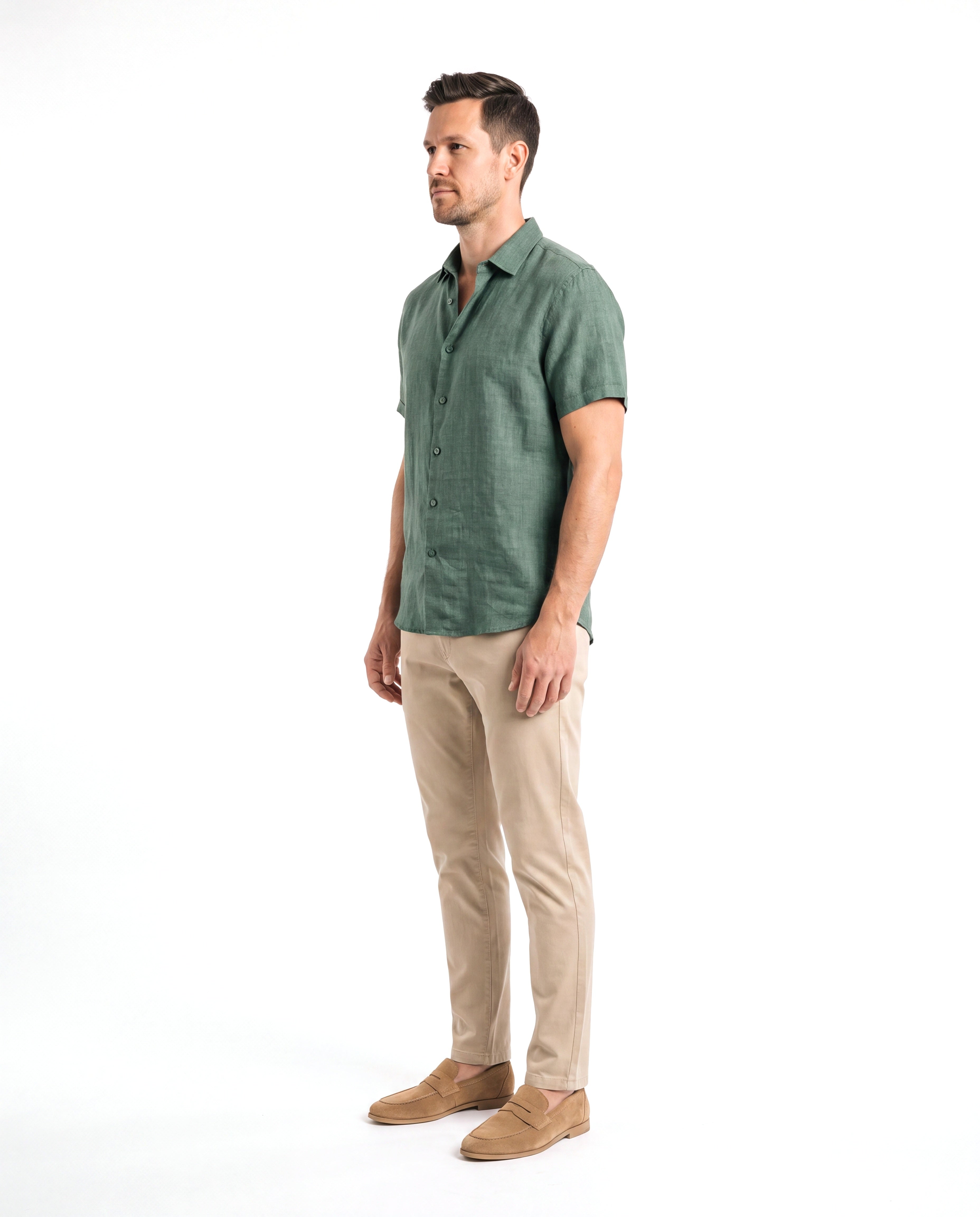 Men's Pressed Shirt with Slim Fit