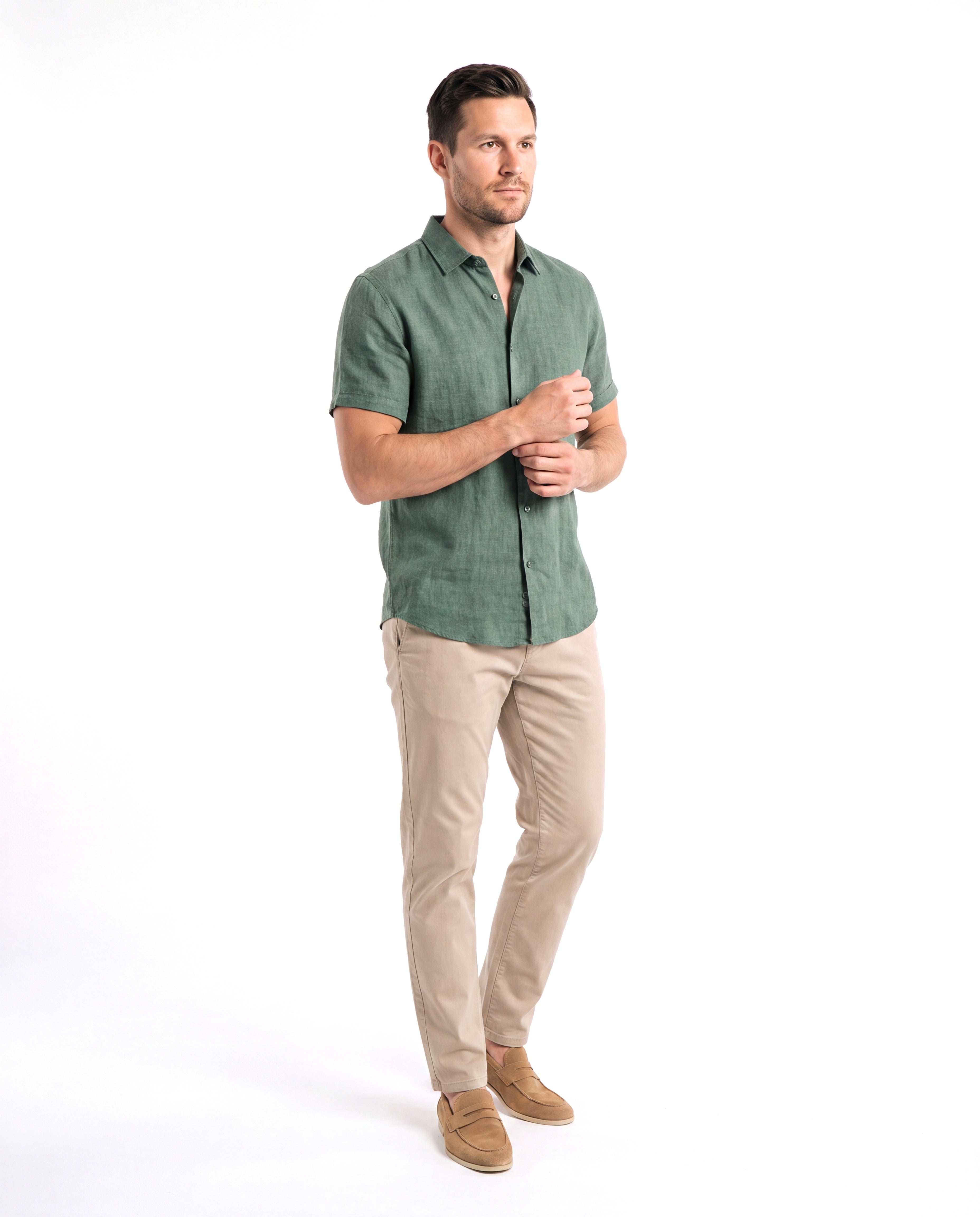 Men's Pressed Shirt with Slim Fit