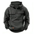 Marcus | Rugged Half-Zip Pocket Hoodie