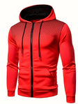 Kevin | Athletic Gradient Zip Hoodie