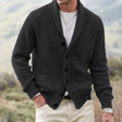 Men's Shawl Collar Knit Cardigan Button Front