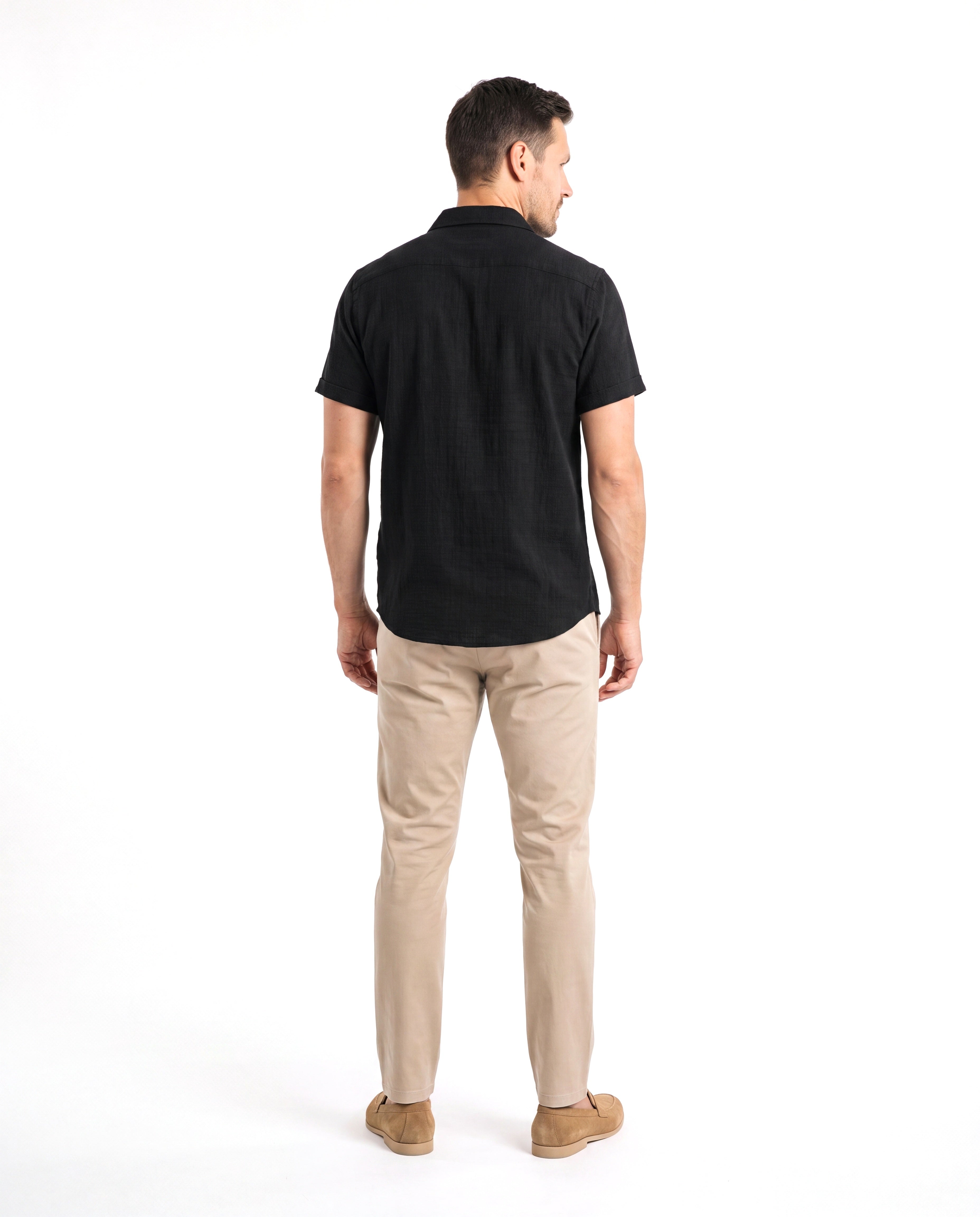 Men's Linen Shirt with Cooling Breathable Fabric