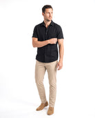 Men's Linen Shirt with Cooling Breathable Fabric