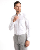 Men's Cotton Shirt with Classic Collar