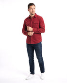 Men's Cotton Shirt with Chest Pockets