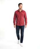 Men's Cotton Shirt with Chest Pockets