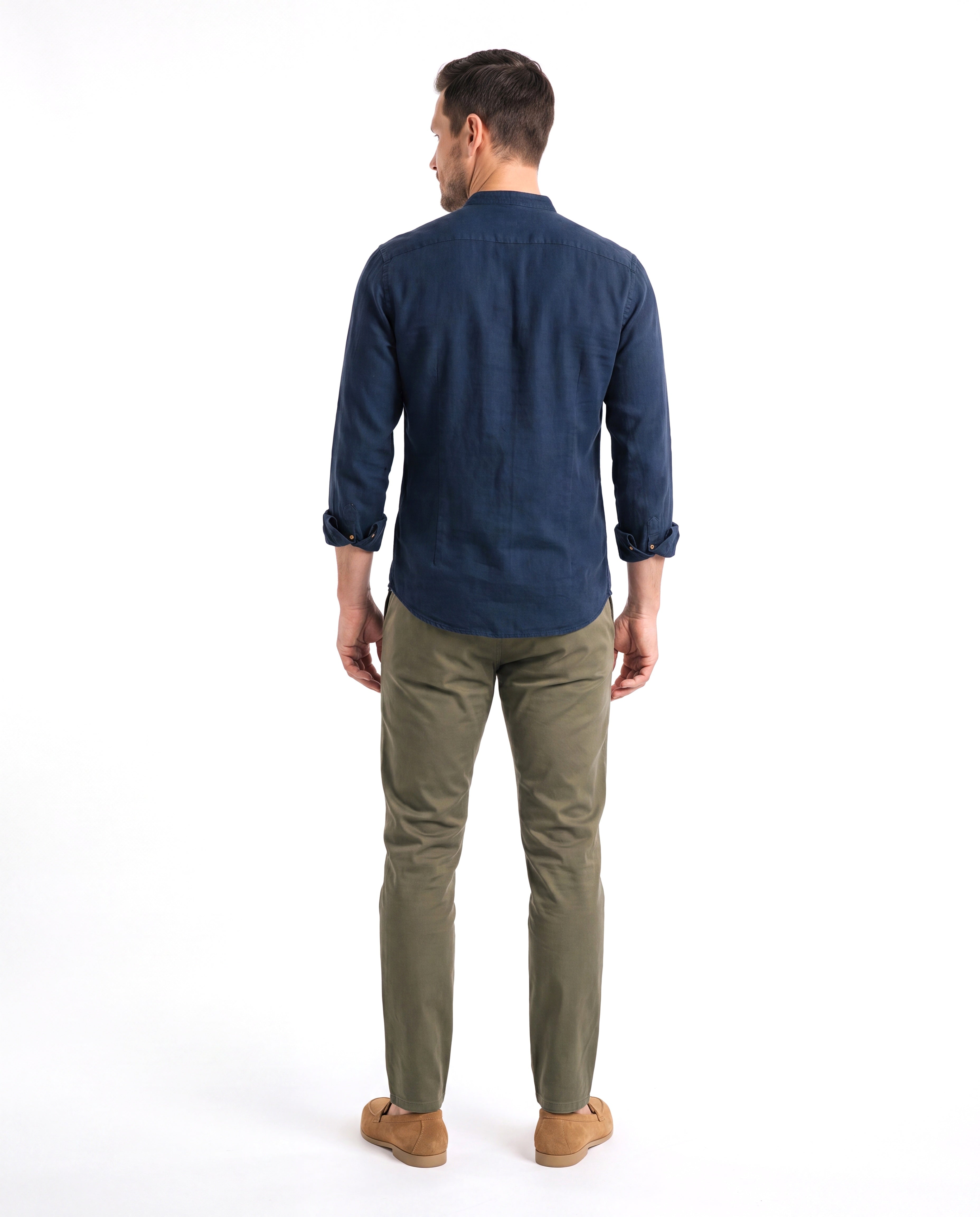 Men's Cotton Shirt with Long Sleeves