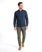 Men's Cotton Shirt with Long Sleeves