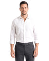 Men's Twill Shirt with Reinforced Collar