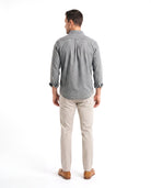 Men's Denim Shirt with Chest Pockets
