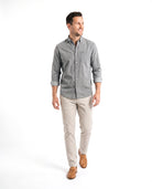 Men's Denim Shirt with Chest Pockets