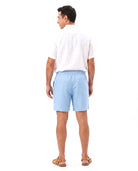 Men's Linen Shorts with Drawstring Waist