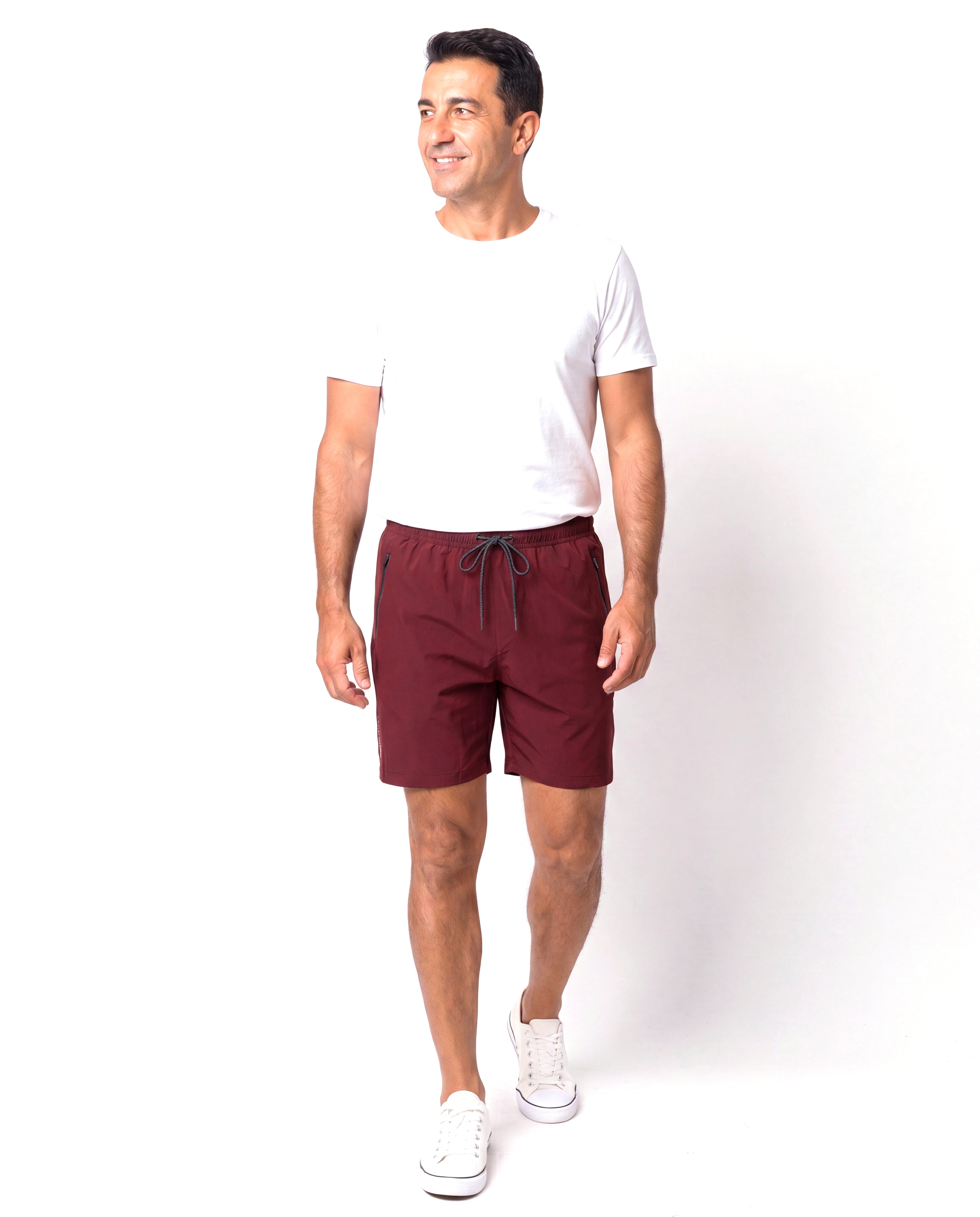 Men's Quick-Dry Shorts with Elastic Waist