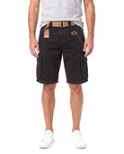 Men's Cotton Cargo Shorts with Multiple Pockets