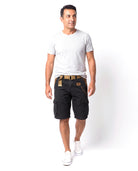 Men's Cotton Cargo Shorts with Multiple Pockets