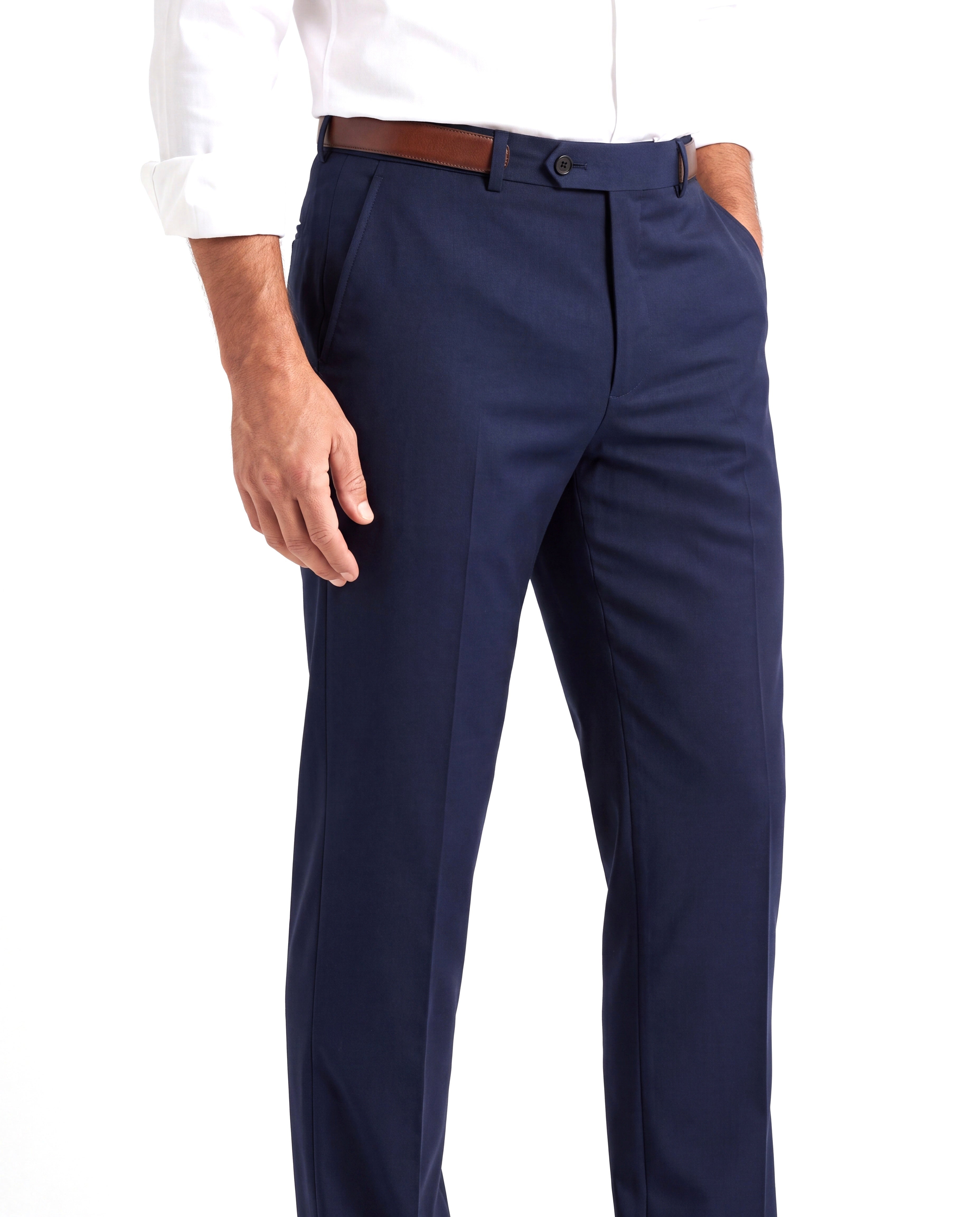 Men's Stretch Dress Pants with Slant Pockets