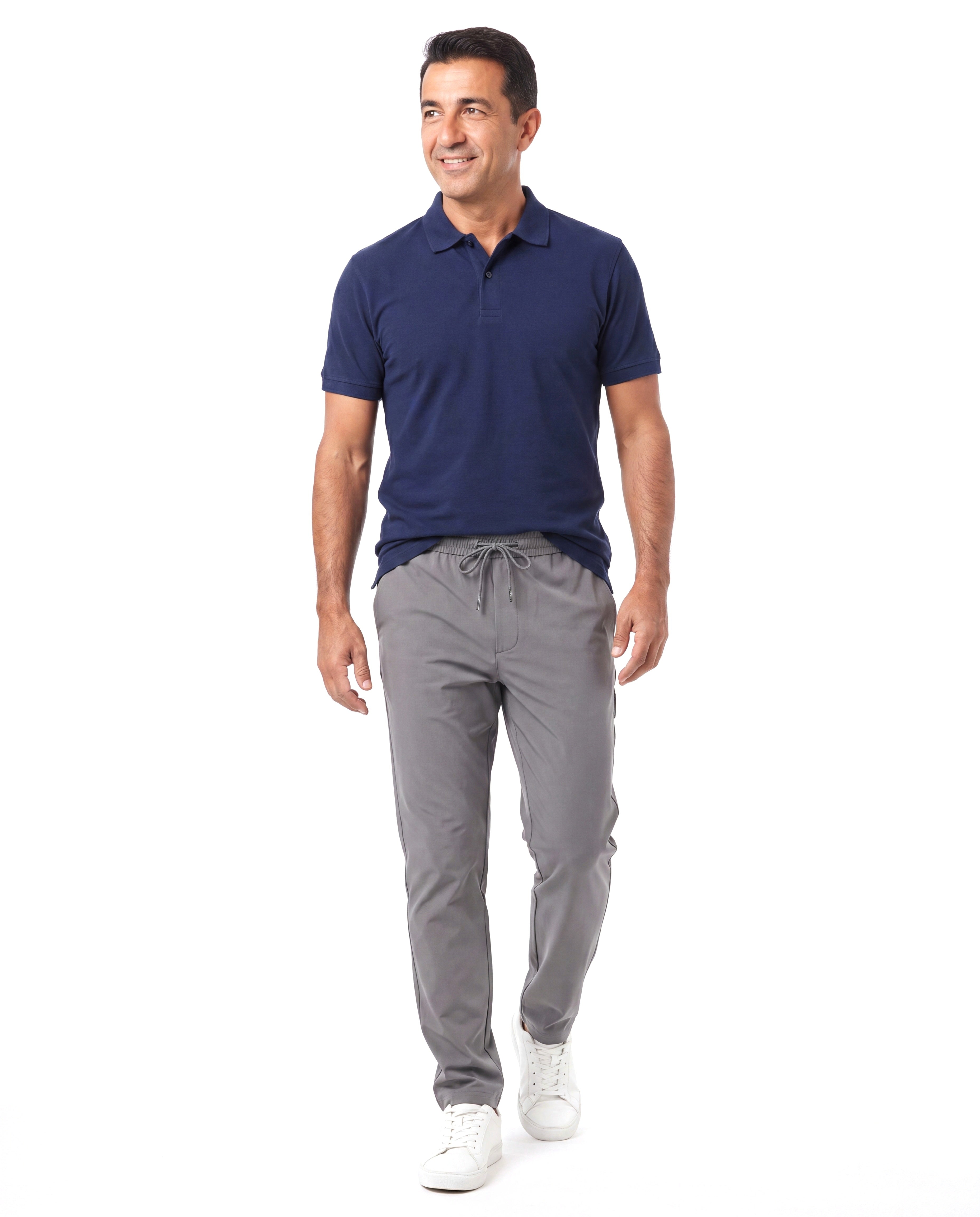 Men's Stretch Quick-Dry Pants with Elastic Waistband