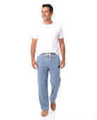 Men's Waffle-Knit Joggers with Drawstring