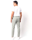 Men's Cotton Chinos with Elastic Waist