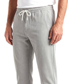 Men's Cotton Chinos with Elastic Waist