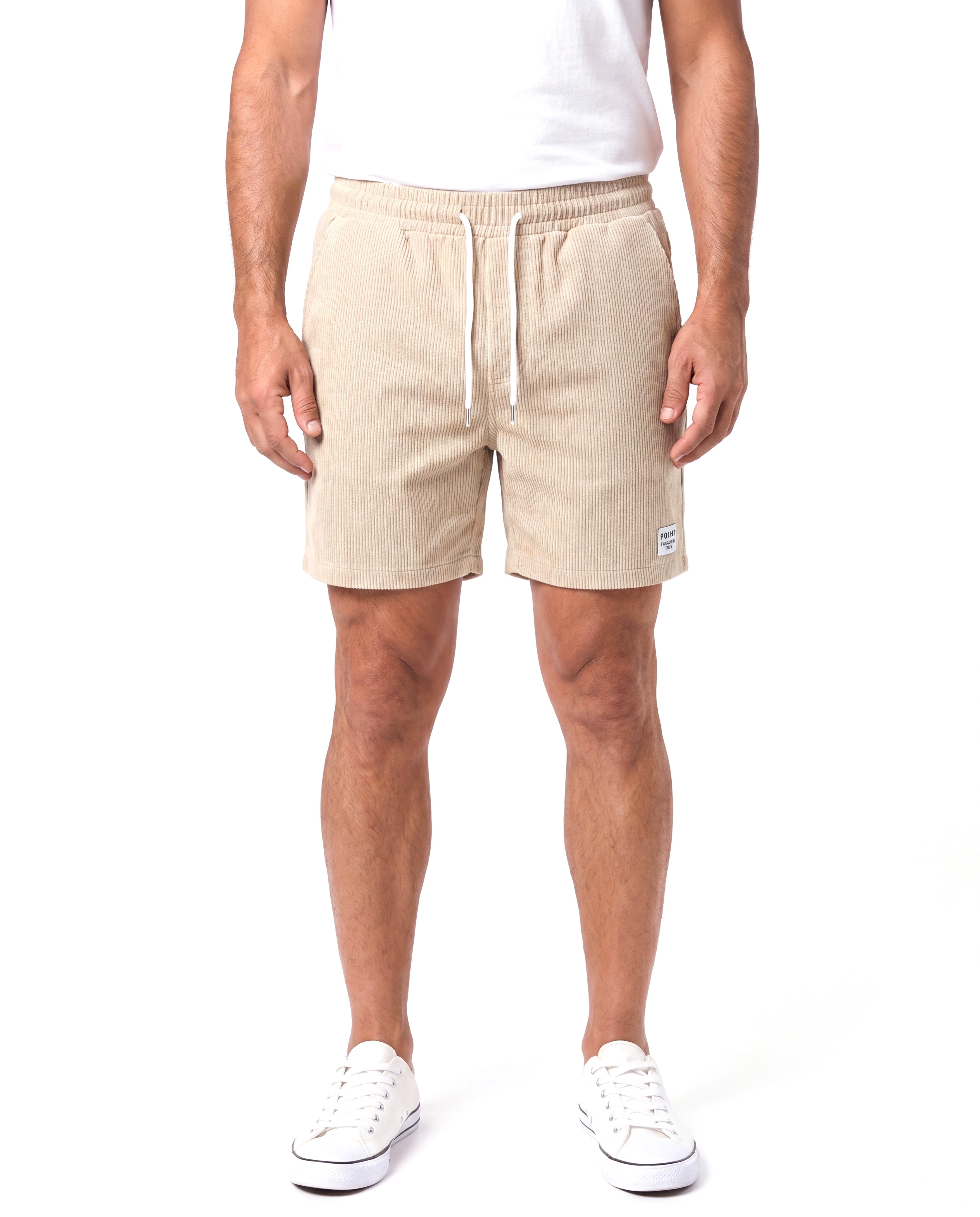 Men's Cotton Shorts with Elastic Waistband