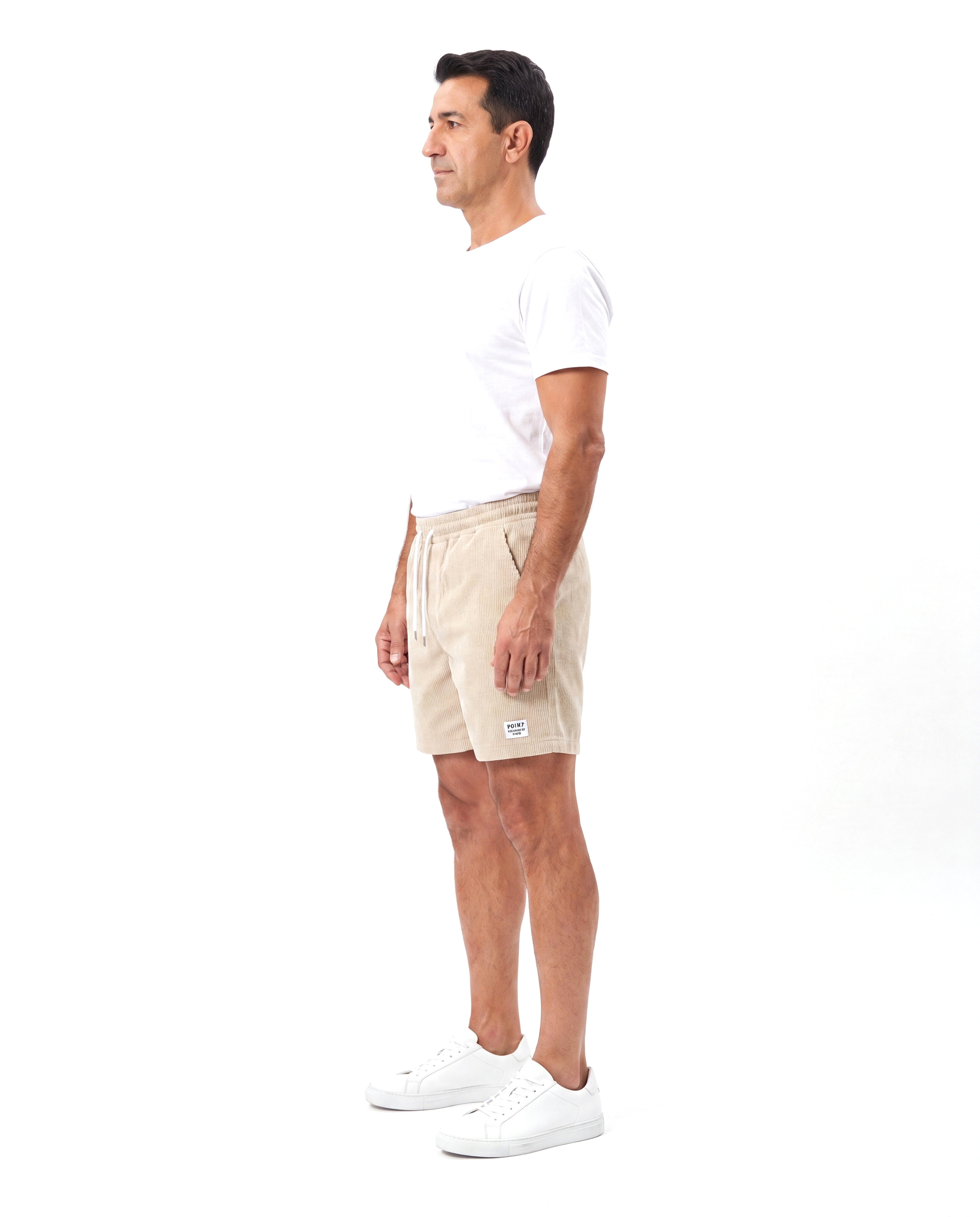 Men's Cotton Shorts with Elastic Waistband