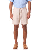 Men's Linen Shorts with Elastic Waist
