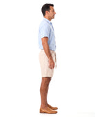 Men's Linen Shorts with Elastic Waist