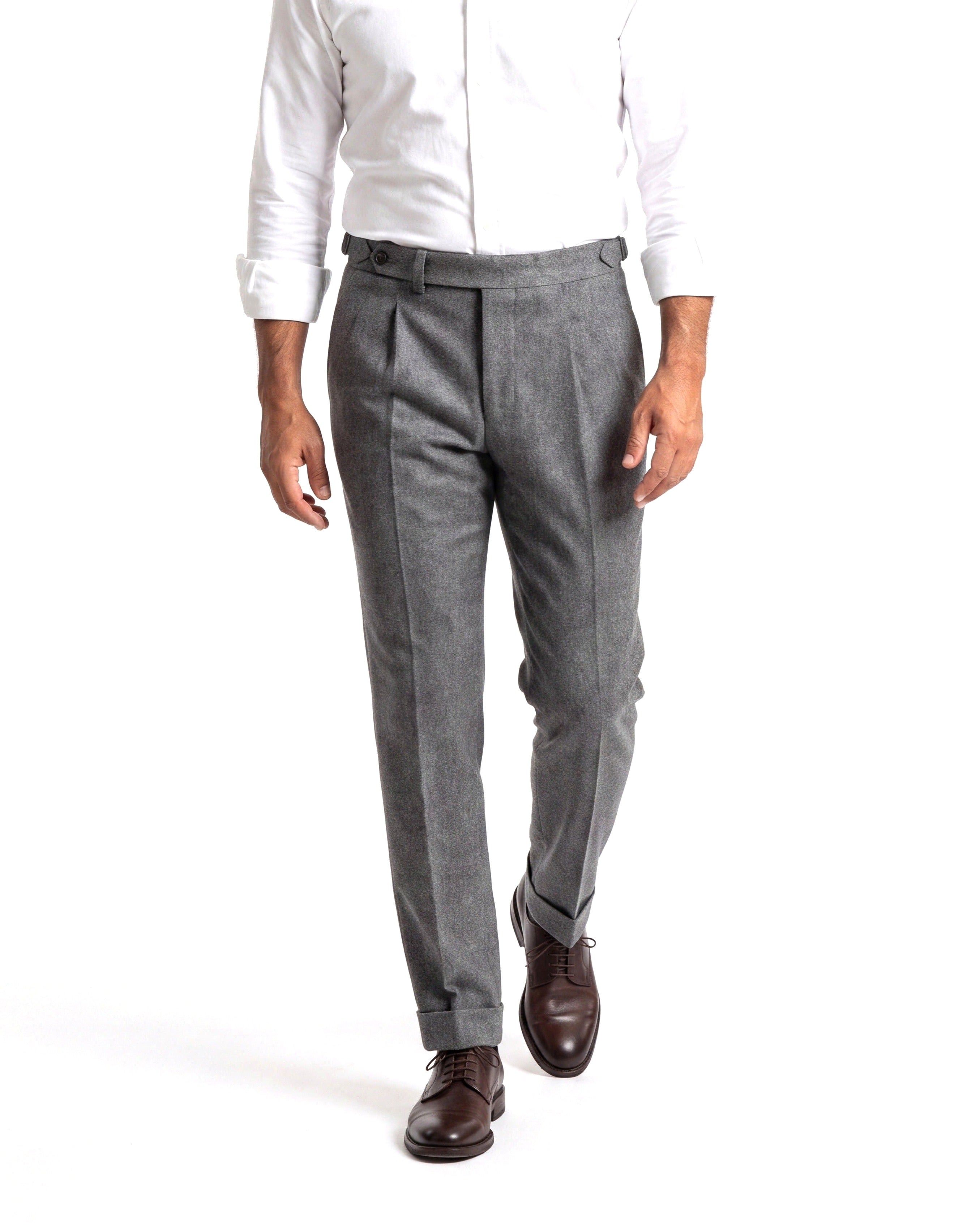 Men's Tweed Casual Pants with Comfortable Fit