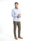 Men's Stretch Shirt with Classic Collar