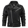 Dean | Modern Belted Leather Jacket