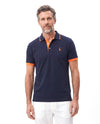 Men's Piqué Polo with Short Sleeves